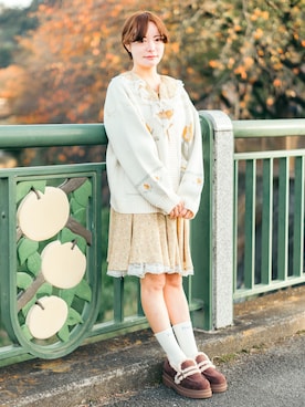 はたさくちゃんさん（レディース・160cm）の秋コーディネート