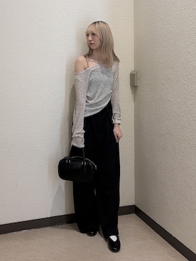 「FREE'S MART（フリーズマート）のアイテム（シューズ）」を使った、こころさん（レディース・163cm）の春コーディネート