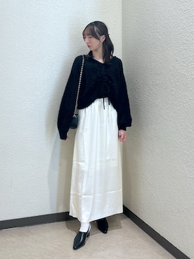 「FREE'S MART（フリーズマート）のアイテム（トートバッグ）」を使った、こころさん（レディース・163cm）の秋コーディネート