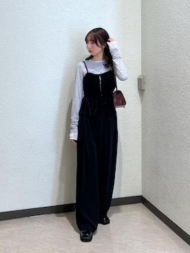 こころさん（骨格ナチュラル・レディース・163cm）の秋コーディネート