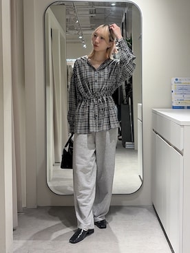 「FREE'S MART（フリーズマート）のアイテム（パンツ）」を使った、こころさん（レディース・163cm）の秋コーディネート