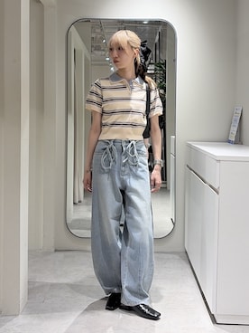 「FREE'S MART（フリーズマート）のアイテム」を使った、こころさん（レディース・163cm）の夏コーディネート
