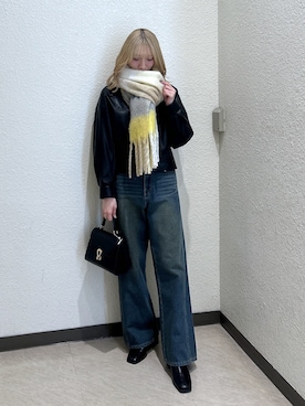 「FREE'S MART（フリーズマート）のアイテム（ブルゾン）」を使った、こころさん（レディース・163cm）の冬コーディネート