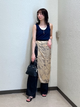 「アイテム（レッグウェア）」を使った、こころさん（レディース・163cm・20代）の夏コーディネート