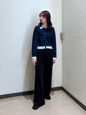 こころさん（骨格ナチュラル・レディース・163cm）の秋コーディネート