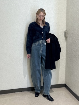 「アイテム（ステンカラーコート）」を使った、こころさん（レディース・163cm）の秋コーディネート