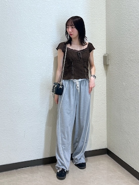 「骨格ナチュラル」｜こころさん（レディース・163cm）の夏コーディネート