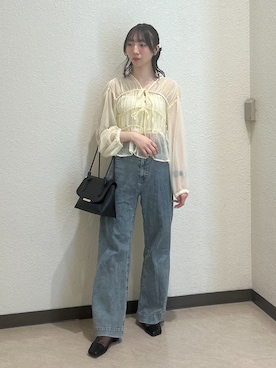「FREE'S MART（フリーズマート）のアイテム（キャミソール）」を使った、こころさん（レディース・163cm）の夏コーディネート