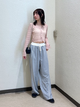 「アイテム（キャミソール）」を使った、こころさん（レディース・163cm）の秋コーディネート