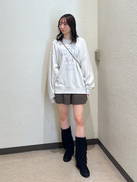 「FREE'S MART（フリーズマート）のアイテム（トートバッグ）」を使った、こころさん（レディース・163cm）の秋コーディネート