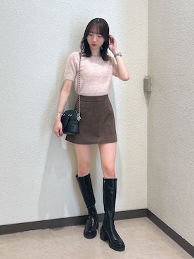 こころさん（骨格ナチュラル・レディース・163cm）の秋コーディネート
