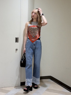 こころさん(レディース・163cm)の夏コーディネート