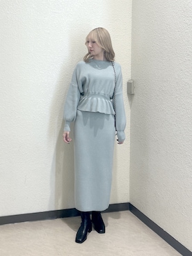 こころさん（レディース・163cm）の冬コーディネート