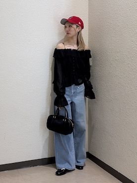 「FREE'S MART（フリーズマート）のアイテム（シューズ）」を使った、こころさん（レディース・163cm）の春コーディネート