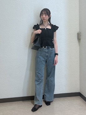 「ホルターネック」｜こころさん（レディース・163cm）の夏コーディネート