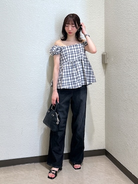 「骨格ナチュラル」｜こころさん（レディース・163cm）の夏コーディネート