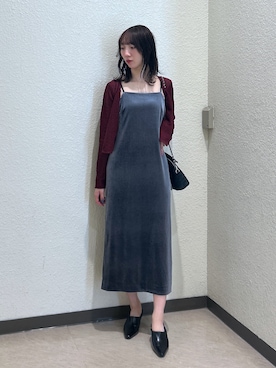 こころさん（骨格ナチュラル・レディース・163cm）の秋コーディネート