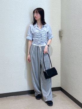 「アイテム（メガネ）」を使った、こころさん（レディース・163cm・20代）の夏コーディネート