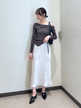 こころさん（骨格ナチュラル・レディース・163cm）の秋コーディネート