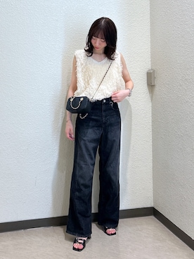 「アイテム（サンダル）」を使った、こころさん（レディース・163cm・20代）の夏コーディネート