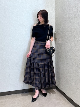 「アイテム（パンプス）」を使った、こころさん（レディース・163cm・20代）の夏コーディネート
