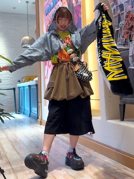 「レイヤードstyle」｜ひなのさん（レディース・159cm）の秋コーディネート