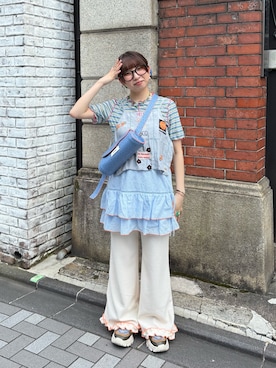 ひなのさん（レディース・159cm）の夏コーディネート