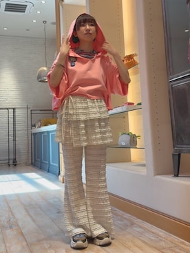 「HELLO.SANFRANCISCO（ハローサンフランシスコ）のアイテム」を使った、ひなのさん（骨格ストレート・レディース・159cm）の夏コーディネート