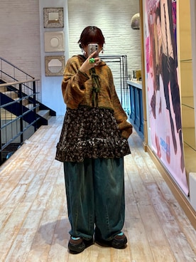 「アイテム（ワンピース/ドレス）」を使った、ひなのさん（レディース・159cm）の秋コーディネート