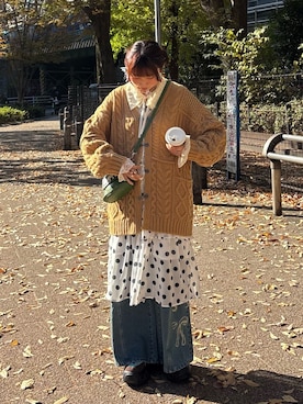 ひなのさん（レディース・159cm）の秋コーディネート