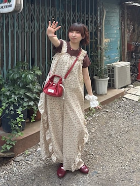 「GRAIN（グレイン）のアイテム」を使った、ひなのさん（レディース・159cm）の春コーディネート
