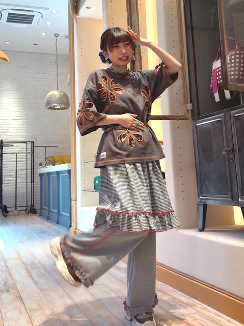 madameh closet コンチョベルト M ブラウン black means コンチョ付き切替レザーベルト ブラック×シルバー