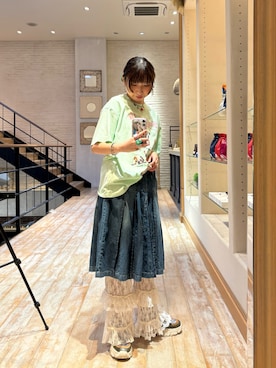 ひなのさん（レディース・159cm）の夏コーディネート