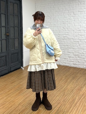 ひなのさん（レディース・159cm）の冬コーディネート