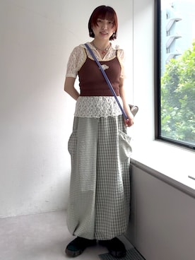 ひなのさん(レディース・159cm)の夏コーディネート