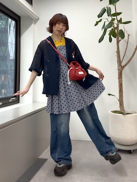 「ciaopanic」｜ひなのさん（レディース・159cm）の春コーディネート