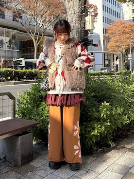 ひなのさん（レディース・159cm）の冬コーディネート