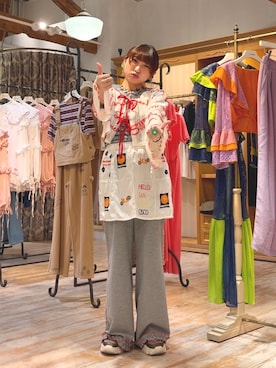 「HELLO.SANFRANCISCO（ハローサンフランシスコ）のアイテム」を使った、ひなのさん（骨格ストレート・レディース・159cm）の夏コーディネート