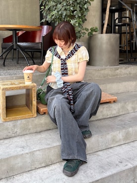 ひなのさん（レディース・159cm）の夏コーディネート