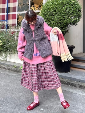 ひなのさん(レディース・159cm)の冬コーディネート