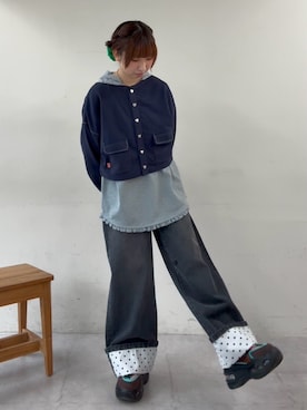 ひなのさん（レディース・159cm）の冬コーディネート