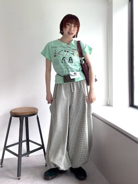 ひなのさん（レディース・159cm）の夏コーディネート