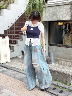 「GRAIN（グレイン）のアイテム」を使った、ひなのさん（レディース・159cm）の春コーディネート