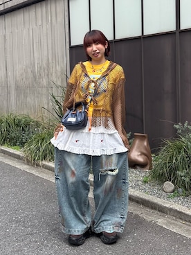 「ciaopanic」｜ひなのさん（レディース・159cm）の春コーディネート