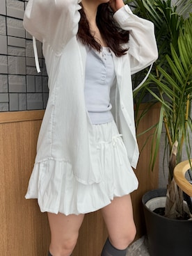 「カジュアルガーリー」｜weavwith_selectさん（レディース・160cm）の春コーディネート