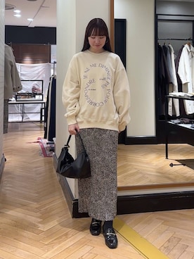 「A part by（アパートバイ）のアイテム（スウェット）」を使った、ひぃ(588)さん（レディース・162cm）の秋コーディネート