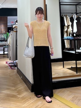 「アイテム（スラックス）」を使った、ひぃ(588)さん（レディース・162cm・20代）の夏コーディネート