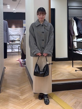 「アイテム（ステンカラーコート）」を使った、ひぃ(588)さん（レディース・162cm・20代）の秋コーディネート