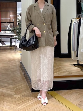 「A part by（アパートバイ）のアイテム」を使った、ひぃ(588)さん（レディース・162cm）の春コーディネート