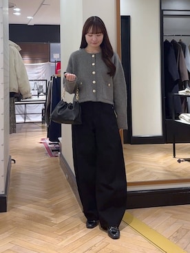 「A part by（アパートバイ）のアイテム（デニムパンツ）」を使った、ひぃ(588)さん（レディース・162cm）の秋コーディネート